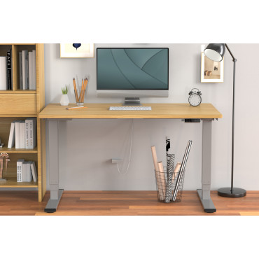 Digitus Floor stand | DA-90435 Electrical Table Frame | Height adjustment | Maximum weight (capacity) 100 kg | Grey