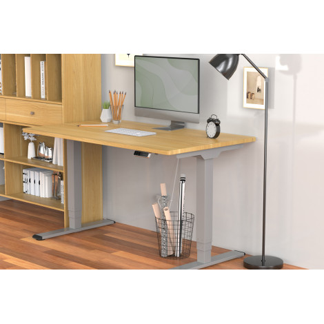 Digitus Floor stand | DA-90435 Electrical Table Frame | Height adjustment | Maximum weight (capacity) 100 kg | Grey