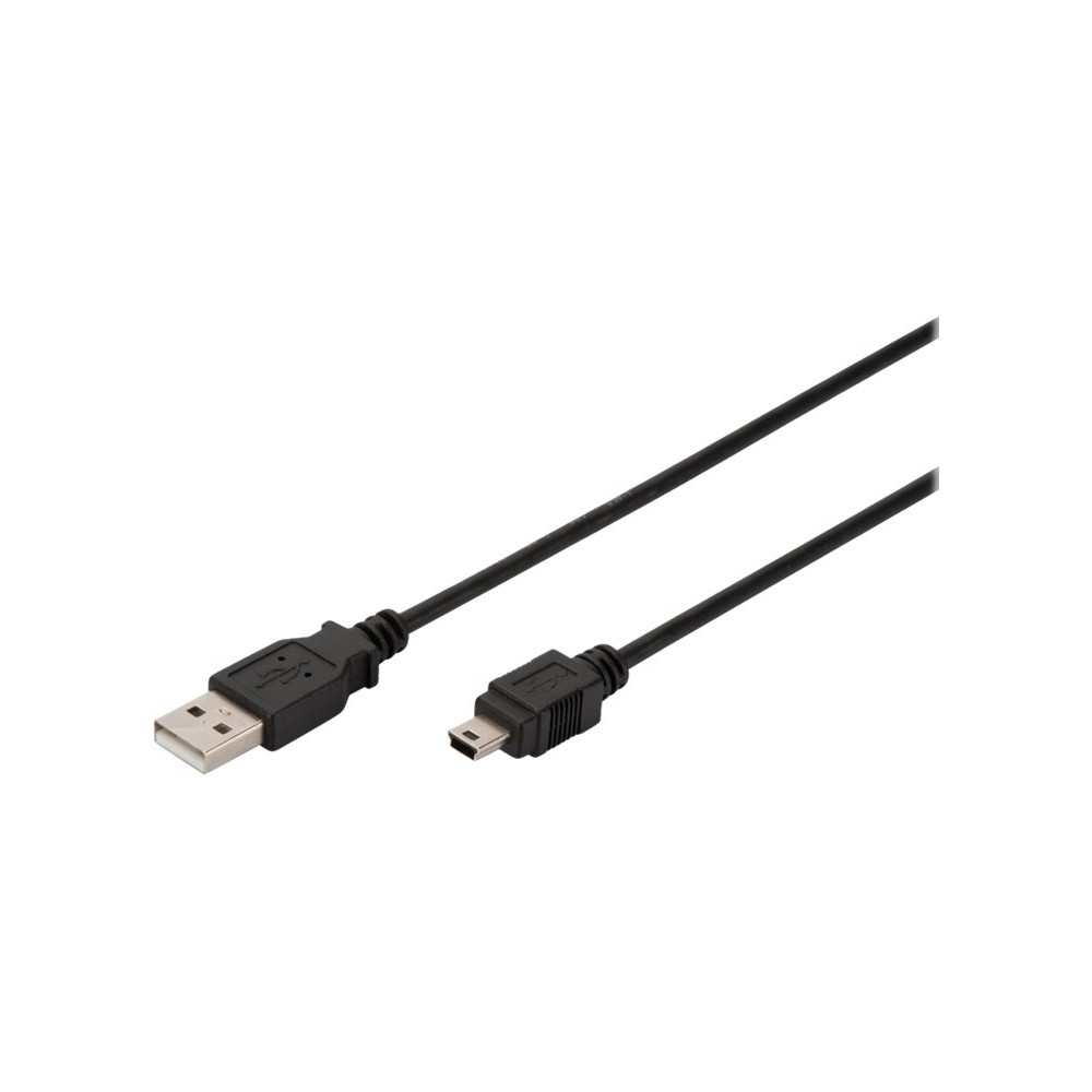 Digitus Connection Cable, 1.8 m | AK-300108-018-S | USB Type A to USB Mini B