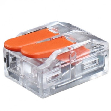 Universali užspaudžiama laidų jungtis, 2x 0.5-6.0mm , 41A, 450V, 20vnt.