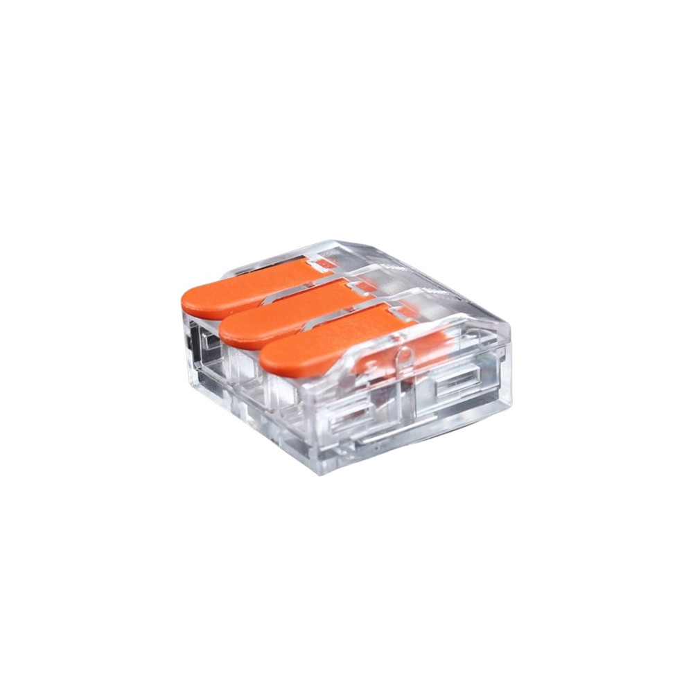 Universali užspaudžiama laidų jungtis, 3x 0.5-6.0mm , 41A, 450V, 20vnt.