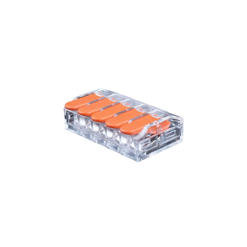 Universali užspaudžiama laidų jungtis, 5x 0.5-6.0mm , 40A, 450V, 20vnt.