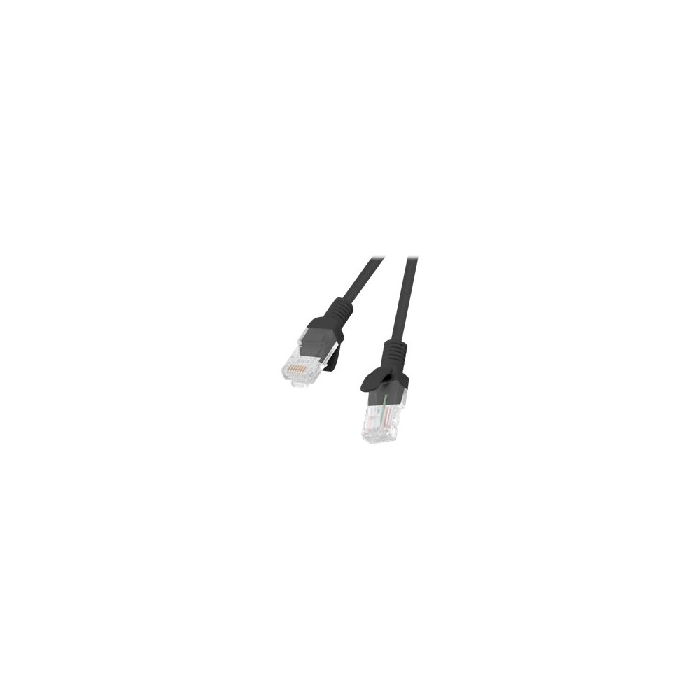 Lanberg Patchcord CAT.5E UTP | PCU5-10CC-0050-BK | 0.5 m