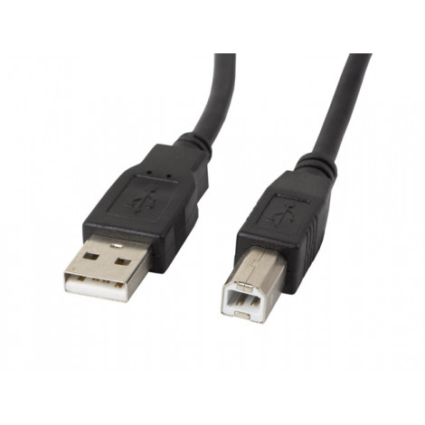 Lanberg USB Type-A to USB Type-B 2.0 Cable, 3 m | CA-USBA-11CC-0030-BK | USB Type-A to USB Type-B