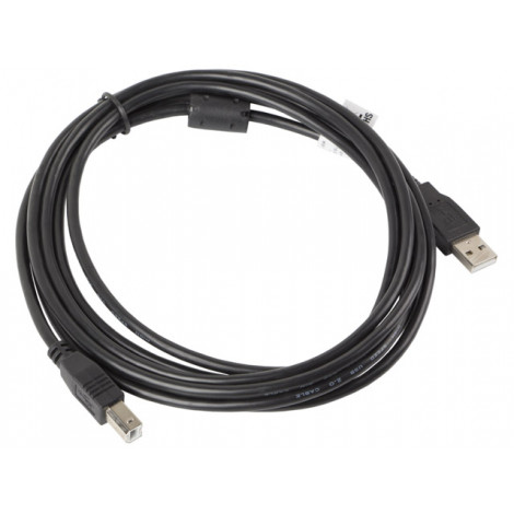 Lanberg USB Type-A to USB Type-B 2.0 Cable, 3 m | CA-USBA-11CC-0030-BK | USB Type-A to USB Type-B