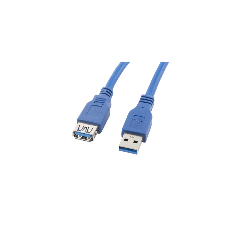 Lanberg Lanberg USB-A 3.0 Cable, 1.8 m | CA-US3E-10CC-0018-B | USB Type-A to USB Type-A