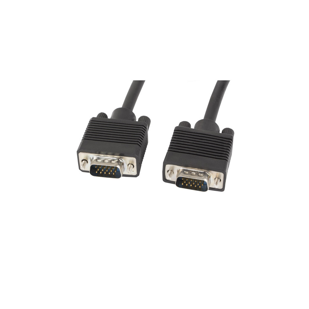 Lanberg VGA Cable, Dual-Shielded Ferrite Core | CA-VGAC-10CC-0018-B | VGA to VGA | 1.8 m