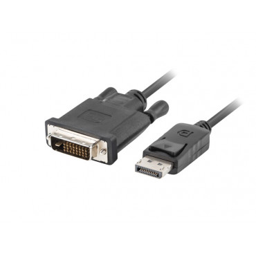 Lanberg Cable | CA-DPDV-10CU-0018-BK | DisplayPort to DVI-D | 1.8 m