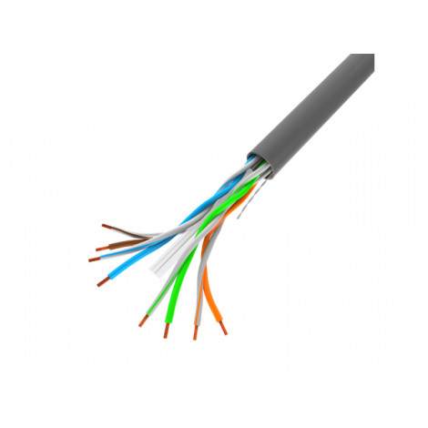 Lanberg LAN Cable Cat.6 UTP, Solid CU Fluke Passed | LCU6-12CU-0305-S | 305 m