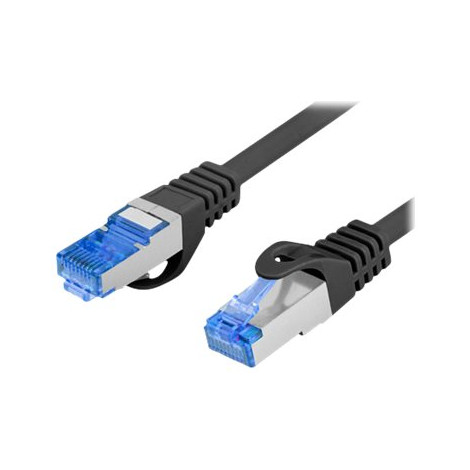 Lanberg Patchcord Cat.6A S/FTP LSZH CCA | PCF6A-10CC-0200-BK | 2 m