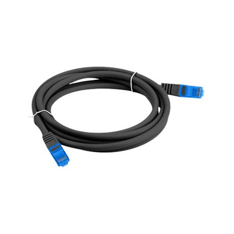 Lanberg Patchcord Cat.6A S/FTP LSZH CCA | PCF6A-10CC-0200-BK | 2 m