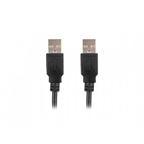 Lanberg Cable USB-A 2.0 | CA-USBA-20CU-0018-BK | USB Type-A to USB Type-A