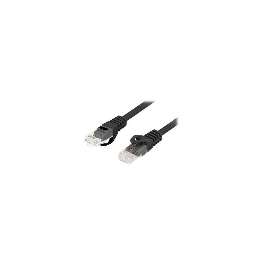 Lanberg Patchcord Cat.6 UTP LSZH CU | PCU6-10CU-0100-BK | 1 m