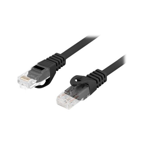 Lanberg Patchcord Cat.6 UTP LSZH CU | PCU6-10CU-0100-BK | 1 m