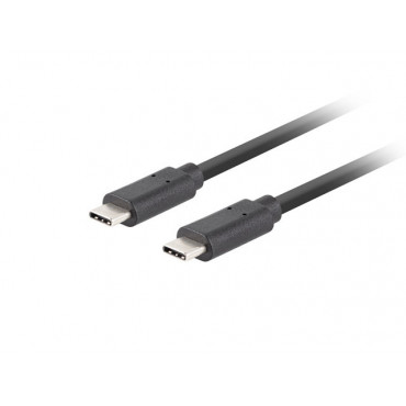 Lanberg USB-C 3.1 Gen 2 Cable, 10GB/s PD100W, 1.8 m | CA-CMCM-32CU-0018-BK | USB Type-C to USB Type-C