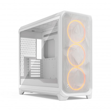 Fractal Design Meshify 3 XL | White RGB TG Clear Tint | Mid-Tower | Power supply included No | ATX