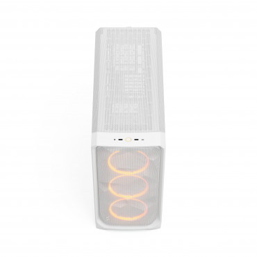 Fractal Design Meshify 3 XL | White RGB TG Clear Tint | Mid-Tower | Power supply included No | ATX
