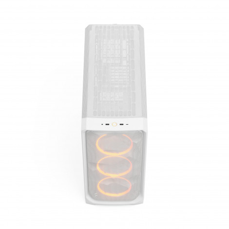 Fractal Design Meshify 3 XL | White RGB TG Clear Tint | Mid-Tower | Power supply included No | ATX