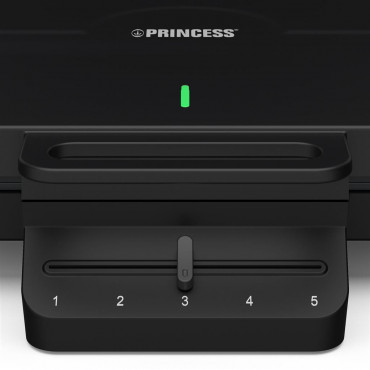 Princess Waffle Maker | 132384 | 1200 W | Number of pastry 10 | Heart shaped | Black