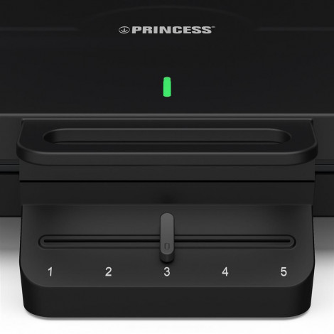 Princess Waffle Maker | 132384 | 1200 W | Number of pastry 10 | Heart shaped | Black