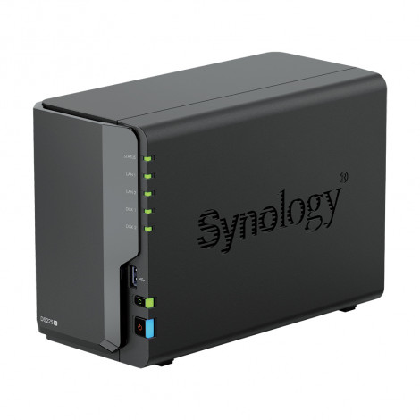 Synology DiskStation | DS225+ | Intel Celeron | J4125 | 2 GB | DDR4 | Black