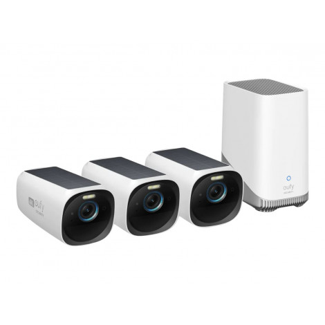 Anker Eufy Security Camera, 3+1 Kit | eufyCam 3 | IP67 | HDD/SSD storage