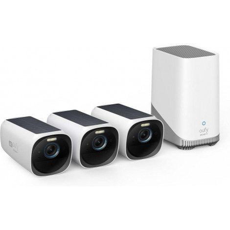 Anker Eufy Security Camera, 3+1 Kit | eufyCam 3 | IP67 | HDD/SSD storage