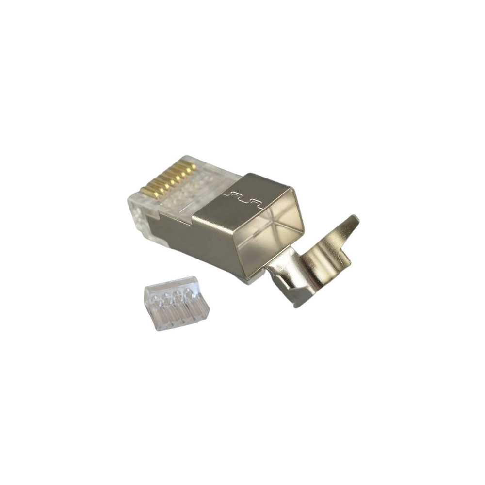 RJ45 jungtis ekranuota FTP CAT7, 20 vnt.