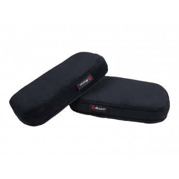 Arozzi Memory Foam Armrest Pads Black