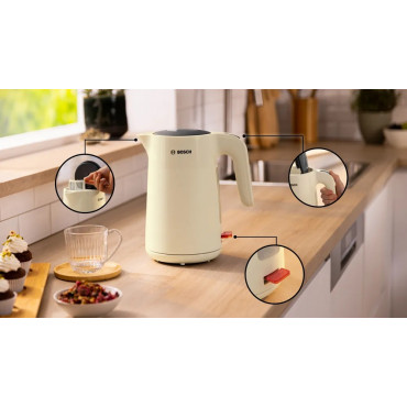 Bosch | Kettle | TWK2M167 MyMoment | Electric | 2400 W | 1.7 L | Plastic | Beige