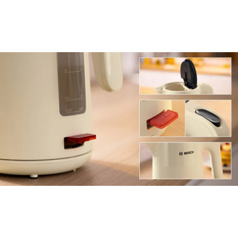 Bosch | Kettle | TWK2M167 MyMoment | Electric | 2400 W | 1.7 L | Plastic | Beige
