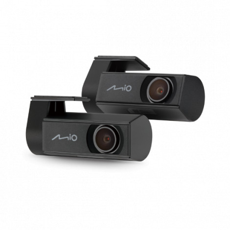 Mio MiVue R860WD, Dash Cam | GPS | Wi-Fi | Front and rear cams synchronized for recording with an unobstructed view 11.26" IPS a