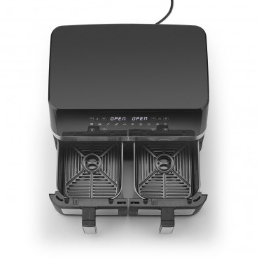 Caso Air Fryer | DuoChef | Power 2200 W | Capacity 14 L | Black