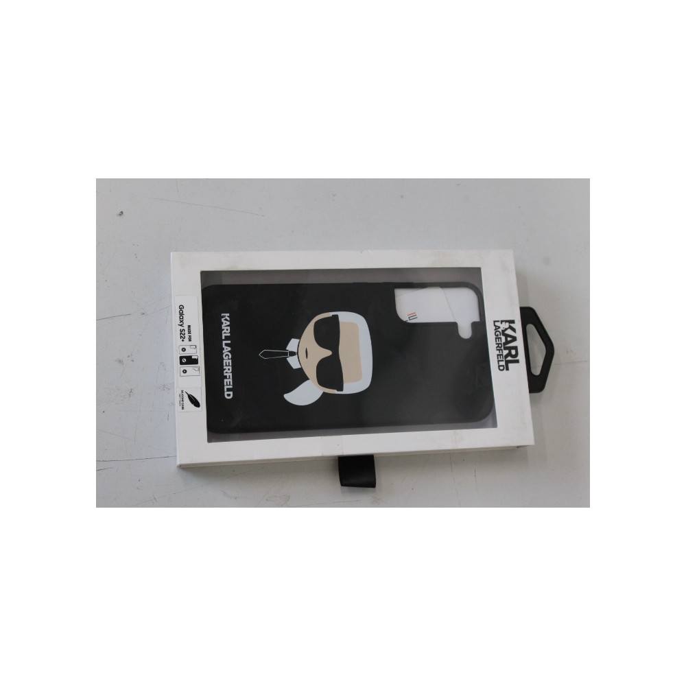 SALE OUT. Karl Lagerfeld KLHCS22MSLKHBK S22+ S906 black hardcase Silicone Karl`s Head DIRTY PACKAGING | Karl Lagerfeld DIRTY PAC