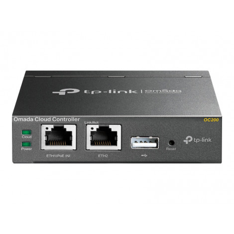 TP-LINK | Omada Hardware Controller | OC200 | 10/100 Mbit/s | Ethernet LAN (RJ-45) ports 2 | MU-MiMO No | PoE in | 1 USB 2.0, 1 