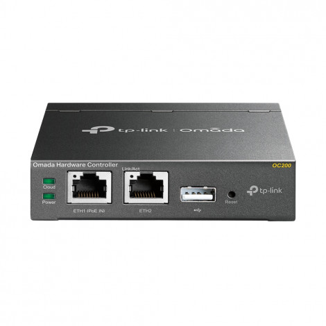 TP-LINK | Omada Hardware Controller | OC200 | 10/100 Mbit/s | Ethernet LAN (RJ-45) ports 2 | MU-MiMO No | PoE in | 1 USB 2.0, 1 