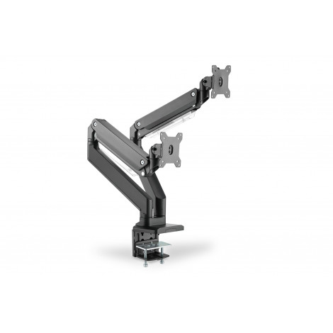 Digitus Desk Mount | DA-90427 | Adjustable Height, Rotate, Tilt, Swivel | 15-35 " | Maximum weight (capacity) 2x15 kg | Black
