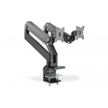 Digitus Desk Mount | DA-90427 | Adjustable Height, Rotate, Tilt, Swivel | 15-35 " | Maximum weight (capacity) 2x15 kg | Black