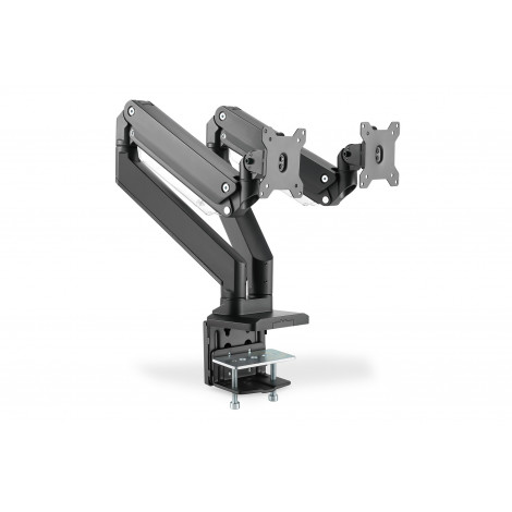 Digitus Desk Mount | DA-90427 | Adjustable Height, Rotate, Tilt, Swivel | 15-35 " | Maximum weight (capacity) 2x15 kg | Black