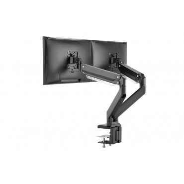 Digitus Desk Mount | DA-90427 | Adjustable Height, Rotate, Tilt, Swivel | 15-35 " | Maximum weight (capacity) 2x15 kg | Black