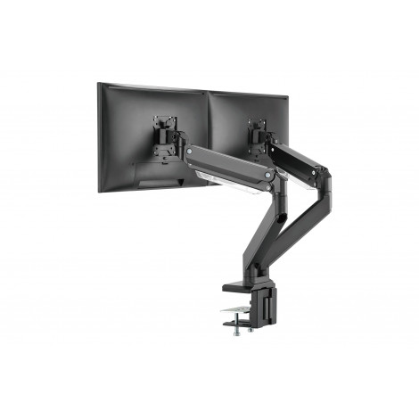 Digitus Desk Mount | DA-90427 | Adjustable Height, Rotate, Tilt, Swivel | 15-35 " | Maximum weight (capacity) 2x15 kg | Black