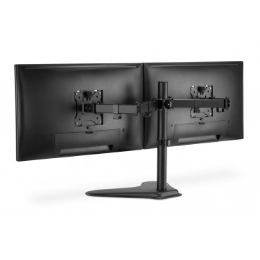 Digitus Desk Mount | DA-90401 | Adjustable Height, Rotate, Swivel | 15-32 " | Maximum weight (capacity) 2x8 kg | Black