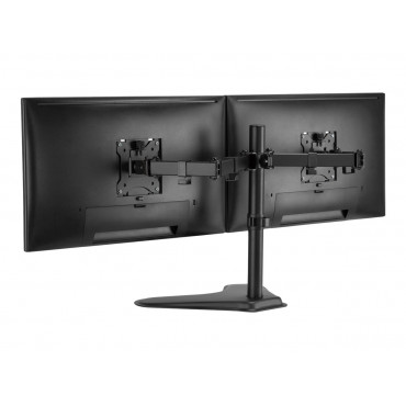 Digitus Desk Mount | DA-90401 | Adjustable Height, Rotate, Swivel | 15-32 " | Maximum weight (capacity) 2x8 kg | Black