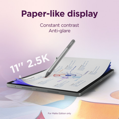 Lenovo Idea Tab 11 2.5K Mediatek Dimensity 6300/8GB/256GB/Android 15/Grey/2Y Warranty | Lenovo Tab (without power adapter) | Ide