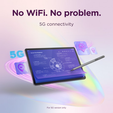 Lenovo Idea Tab 11 2.5K Mediatek Dimensity 6300/8GB/256GB/Android 15/Grey/2Y Warranty | Lenovo Tab (without power adapter) | Ide