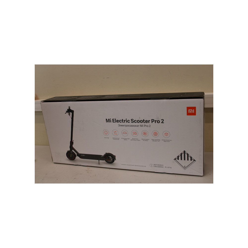SALE OUT. Xiaomi Mi Electric Scooter Pro 2 (Black) | Xiaomi Mi Electric Scooter Pro 2 | 600 W | 25 km/h | 3 month(s) | Black | U