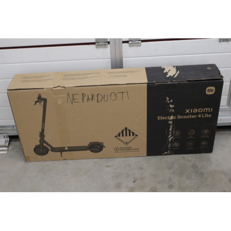SALE OUT. Xiaomi Electric Scooter 4 Lite EU | Xiaomi Electric Scooter 4 Lite EU | 300 W | 25 km/h | 8.5 " | 3 month(s) | Black |