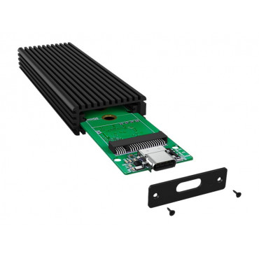 Raidsonic | ICY BOX IB-1816M-C31 External Type-C enclosure for M.2 NVMe SSD | Black