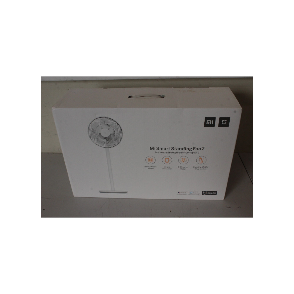 SALE OUT. Xiaomi Mi Smart Standing Fan 2 EU | Xiaomi Mi Smart Standing Fan | 2 | Stand Fan | DEMO | White | Oscillation | 15 W
