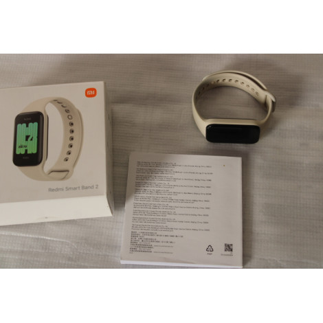 SALE OUT. Redmi Smart Band 2 Ivory | Xiaomi Redmi | Smart Band 2 | Fitness tracker | Touchscreen | Heart rate monitor | Waterpro